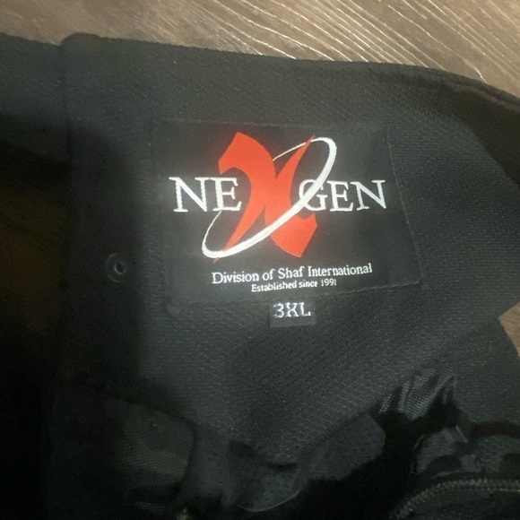 Nexgen Women’s 3XL Nylon Twill Chaps Wings Studs zips snaps lace black - Picture 6 of 7